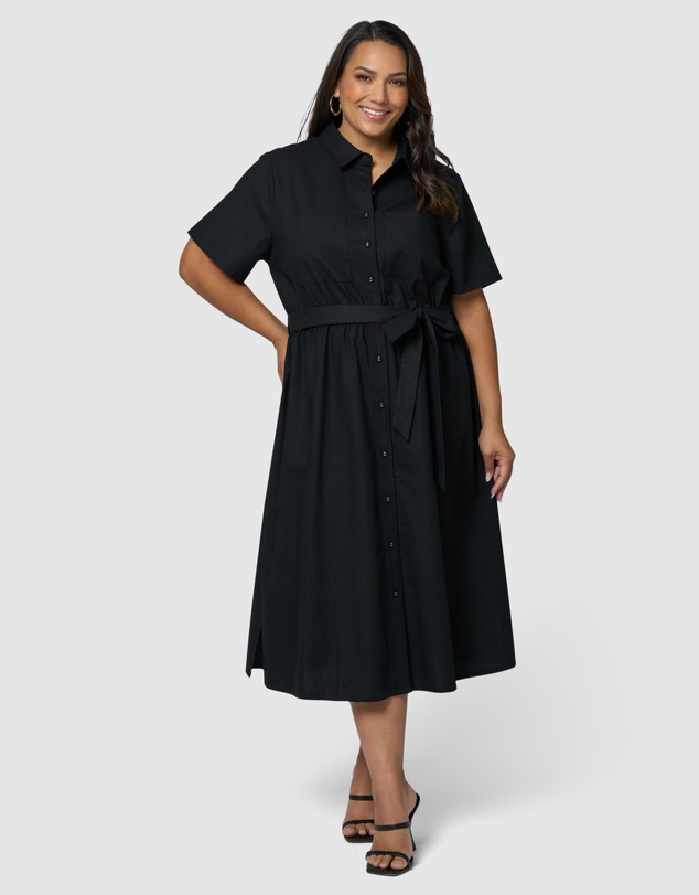 Something 4 Olivia - Frankie Shirt Midi Dress