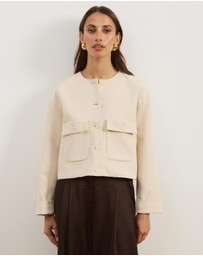 Atmos&Here - Sorelle Cropped Tailored Jacket