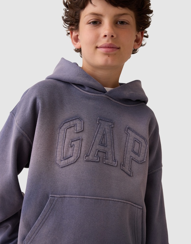 GAP - Su26 Logo Abv PO Hood - Teens