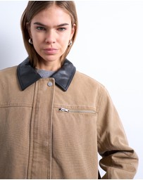 TOPSHOP - Zip Through Barn Jacket