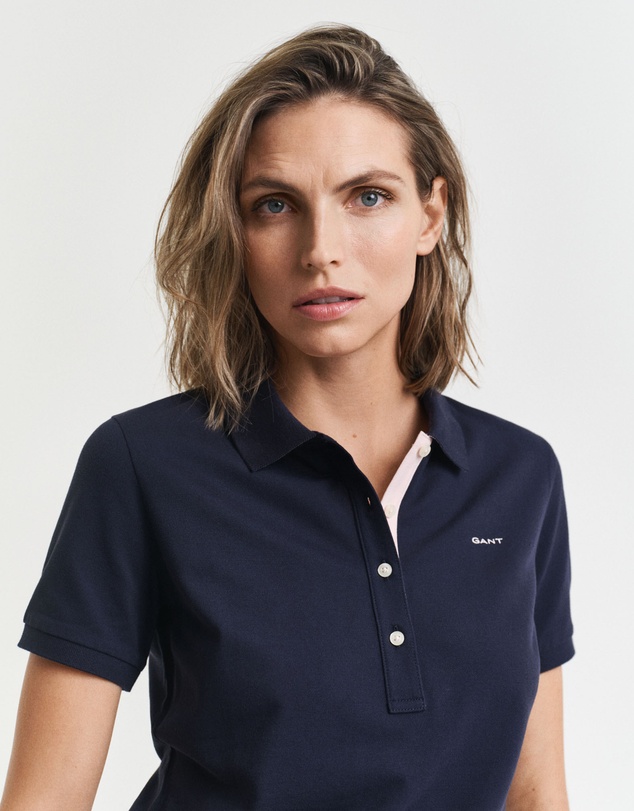 Gant - Contrast Collared Piqué Polo Shirt