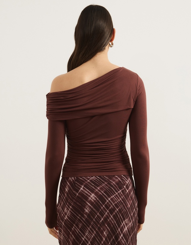 Atmos&Here - Nell One Shoulder Long Sleeve Top