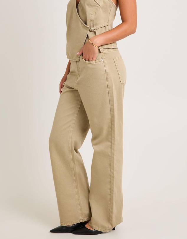 Subtitled - Alexa Mid Rise Relaxed Denim Jeans