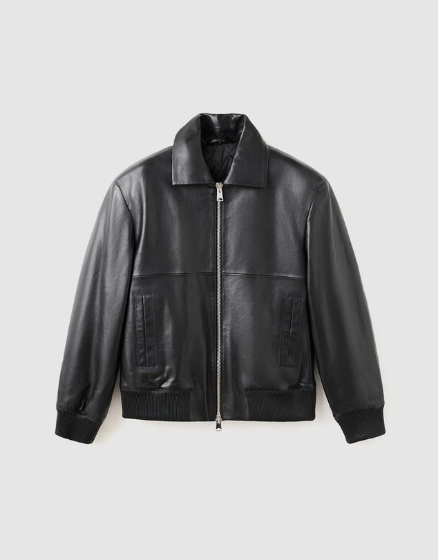 M.N.G - Leather Bomber Jacket
