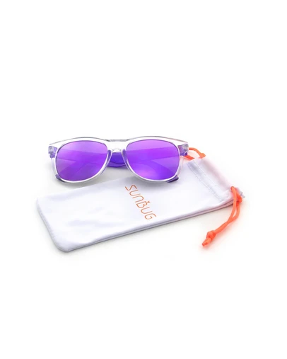 Sunbug - Transparent Purple Ways Sunglasses