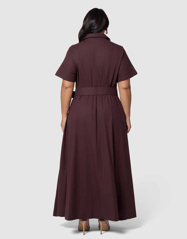 Something 4 Olivia - Gabrielle Linen Maxi Dress
