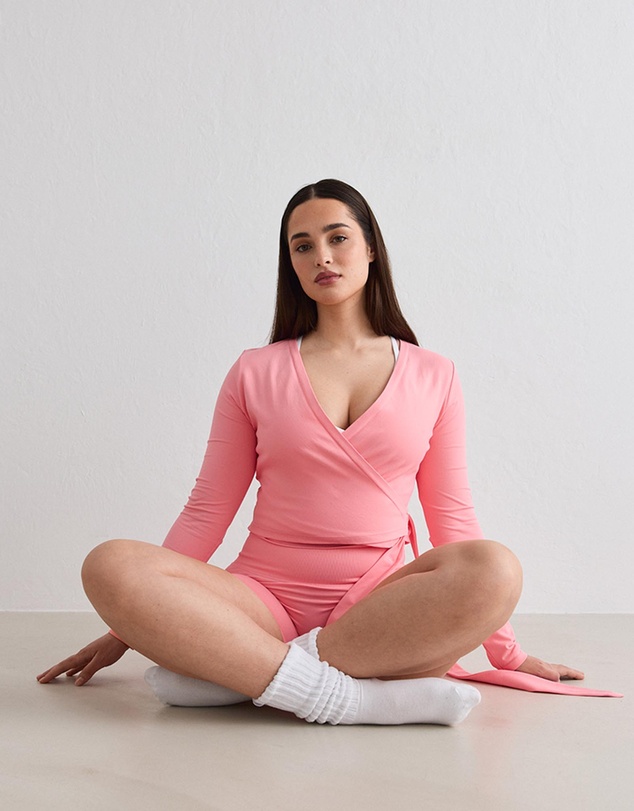 Aim'n - Shape Seamless Wrap Long Sleeve Top