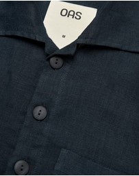 OAS Company - Dark Navy Girona Linen Shirt