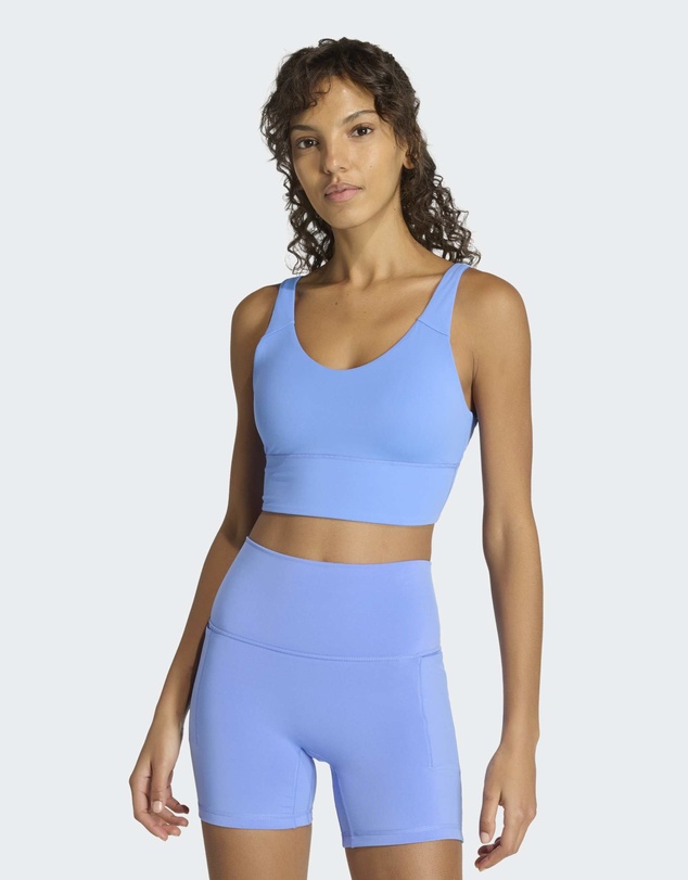 adidas Performance - 3 Stripes Studio All Me Light Support Bra Womens