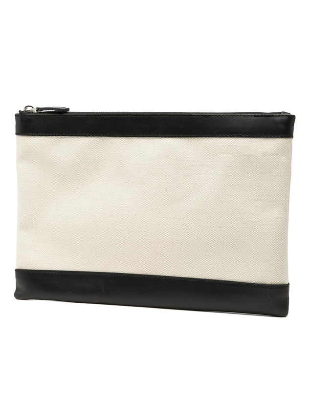 Pre-Loved by Azura Reborn - Pre-Loved M Canvas Navy Clip Clutch
