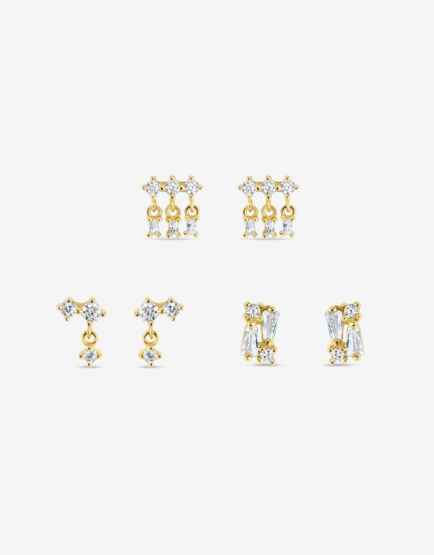 Jackie Mack - Lyra Constellation Barbell Studs Set