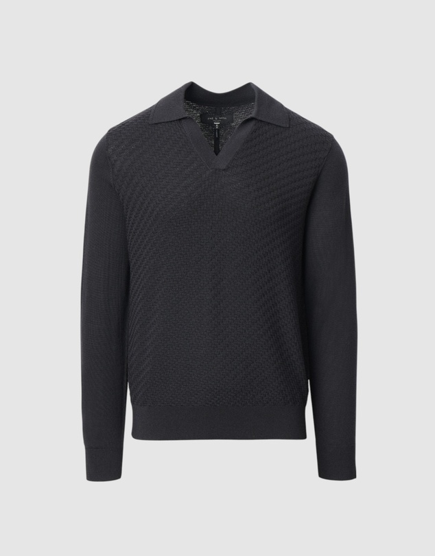 rag & bone - Charles Long Sleeve Johnny Polo