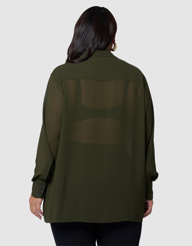 Sunday In The City - Vixen Sheer Shirt