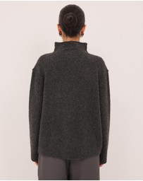 Calli - Collins Funnel Neck Knit Jumper