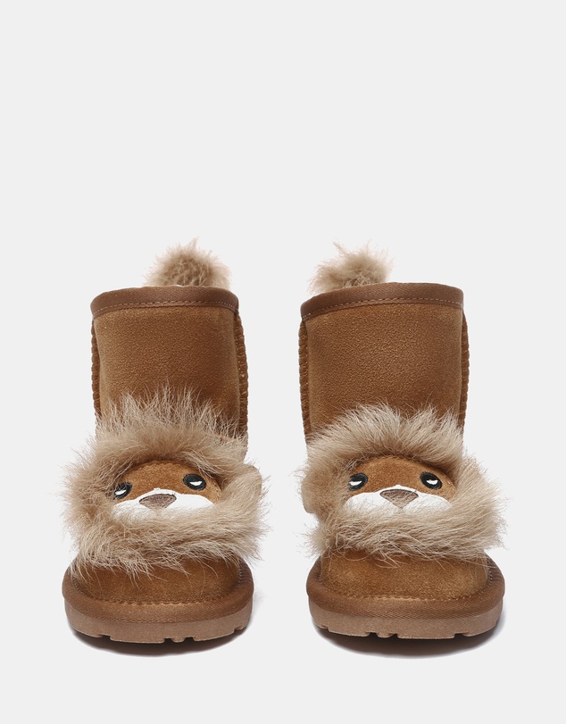 EVERAU - EverAU Ugg Lion Kids Plus Cow Suede Upper UGG Boots