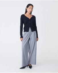 Forcast - Nicolette V-Neck Knit Cardigan