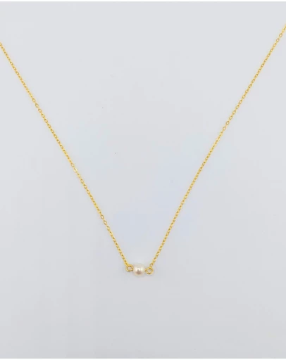 Izoa - Mini Gwen Freshwater Pearl Necklace