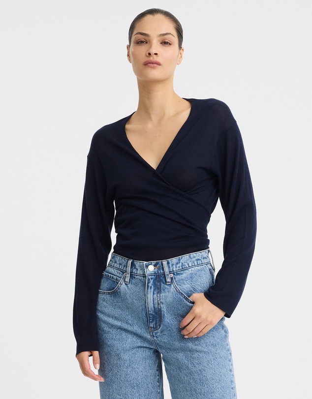 Morrison - Micah Knit Wrap Top