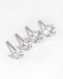 Lovisa - Surgical Steel Square Stud Earring Set