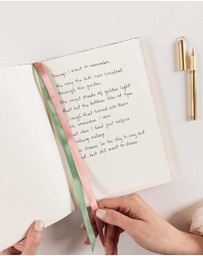Bespoke Letterpress - Linen Bound Blank Journal - Bramblefloss