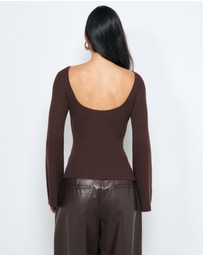 AERE - Sarai Organic Cotton Knit Top