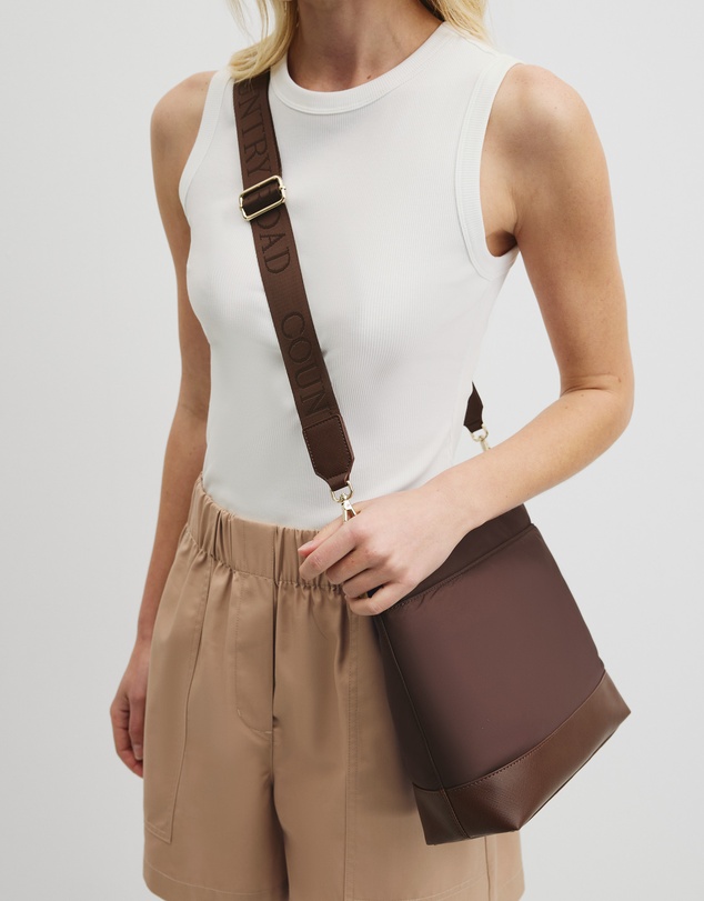 Country Road - Soft Top Zip Crossbody Bag