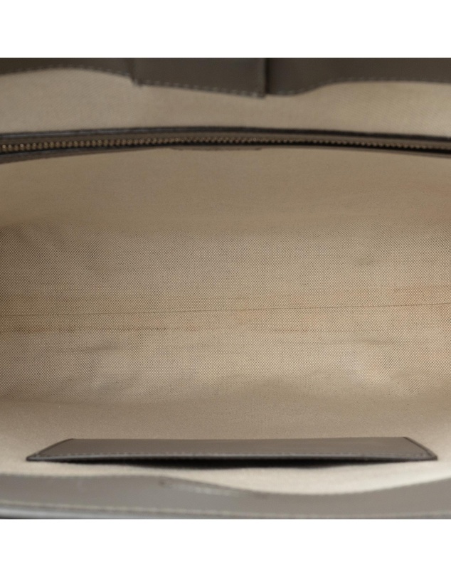 Gucci - Pre-Loved GG Embossed Leather Vertical Tote
