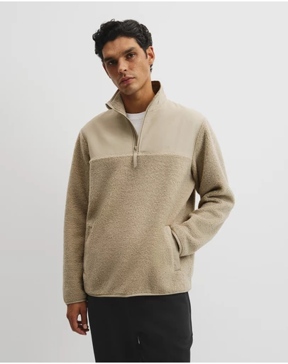 Country Road - Sherpa Half Zip Sweat