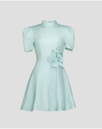 JUSTIN TONG - Noa Linen Mini Dress