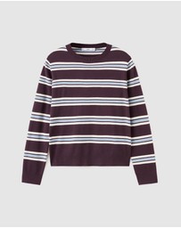 M.N.G - Striped Fine Knit Sweater