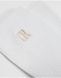 Country Road - Australian Cotton Blend Cr Ribbed Three Quarter Crew Sock