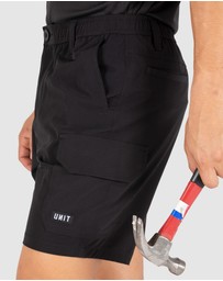 UNIT Workwear - UNIT Flexlite Mens Lightweight Cargo Shorts