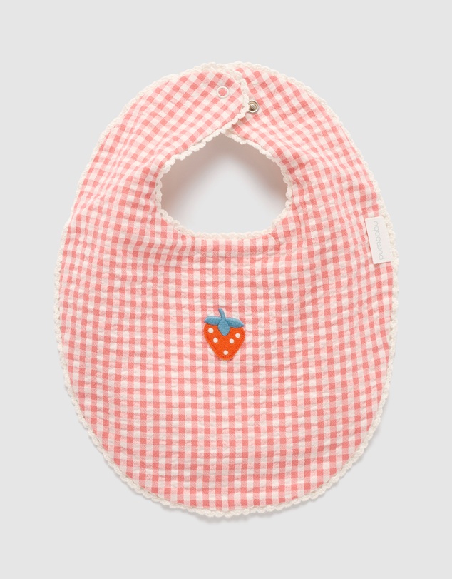 Purebaby - Gingham Bib-Kids-Babies