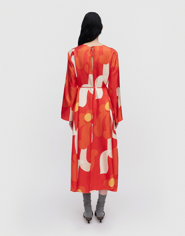 Marimekko - Keskenään Kukkahattu Dress