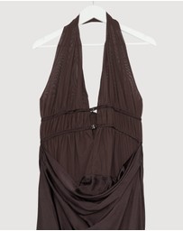 Revibe - Repaired MISHA Celine Mesh And Satin Gown - AU XL