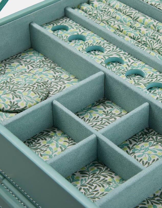 Wolf - WOLF Sophia Jewellery Box with Drawers Jade Fruit Botanical