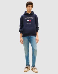Tommy Hilfiger - Logo Embroidery Flex Fleece Hoodie