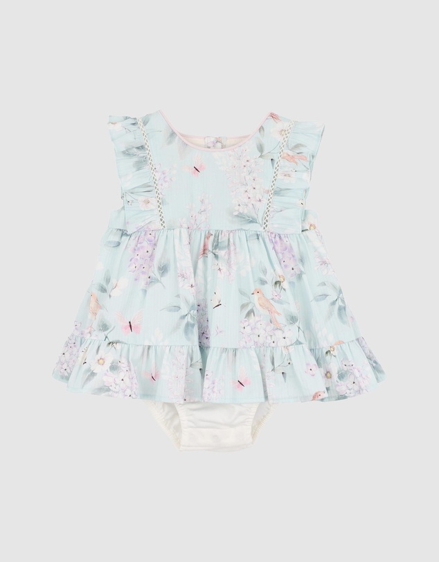 Bebe by Minihaha - Madelyn Print Overlay Dress - Babies