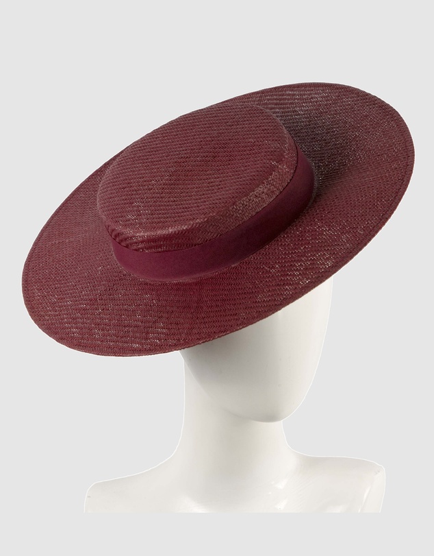 Max Alexander - Wine Boater Hat