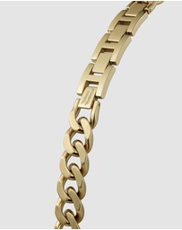 Vivienne Westwood - Vivienne Westwood Orb Button 25mm Gold Strap Watch