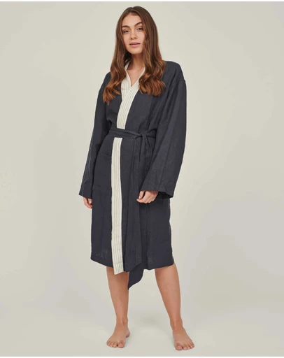 Carlotta + Gee - Linen Robe