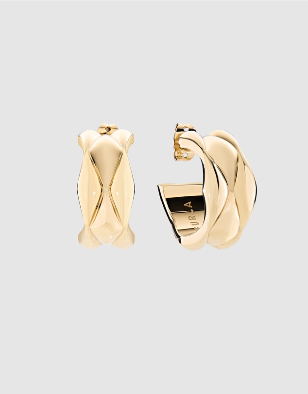 Furla - Furla Mionido Gold-Tone Hoop Earrings