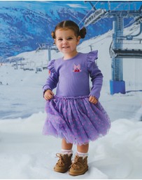 Huxbaby - Cherry Embroidered Tulle Dress - ICONIC EXCLUSIVE - Babies-Kids