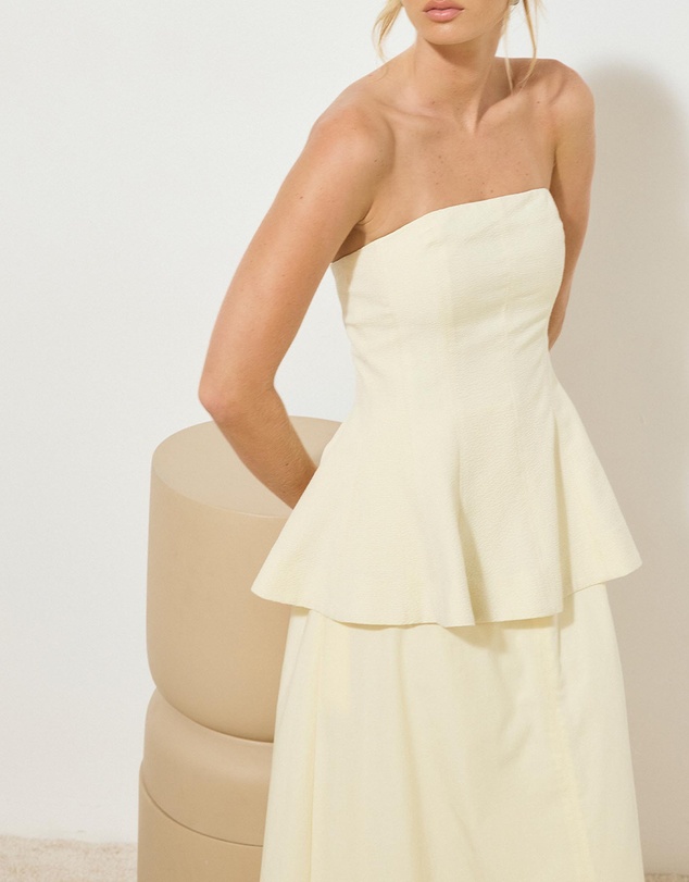 MON RENN - Solice Strapless Dress