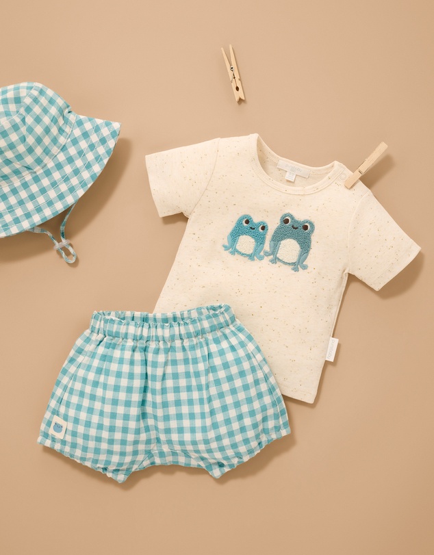 Purebaby - Short and Tee Set-Babies