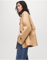 M.N.G - Oversized Parka With Epaulettes