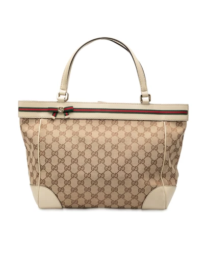 Gucci - Pre-Loved GG Canvas Mayfair Tote