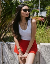 CAMIXA - Tecla Linen Jersey Top