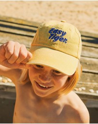 Skwosh - Kids Easy Tiger Cotton Cap in Mustard