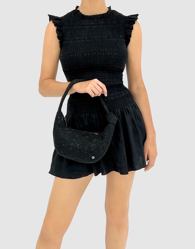 Olga Berg - JESSICA Crystal Mesh Bag